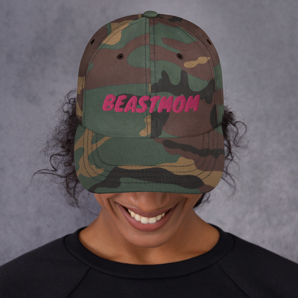 Beastmom camo dad hat