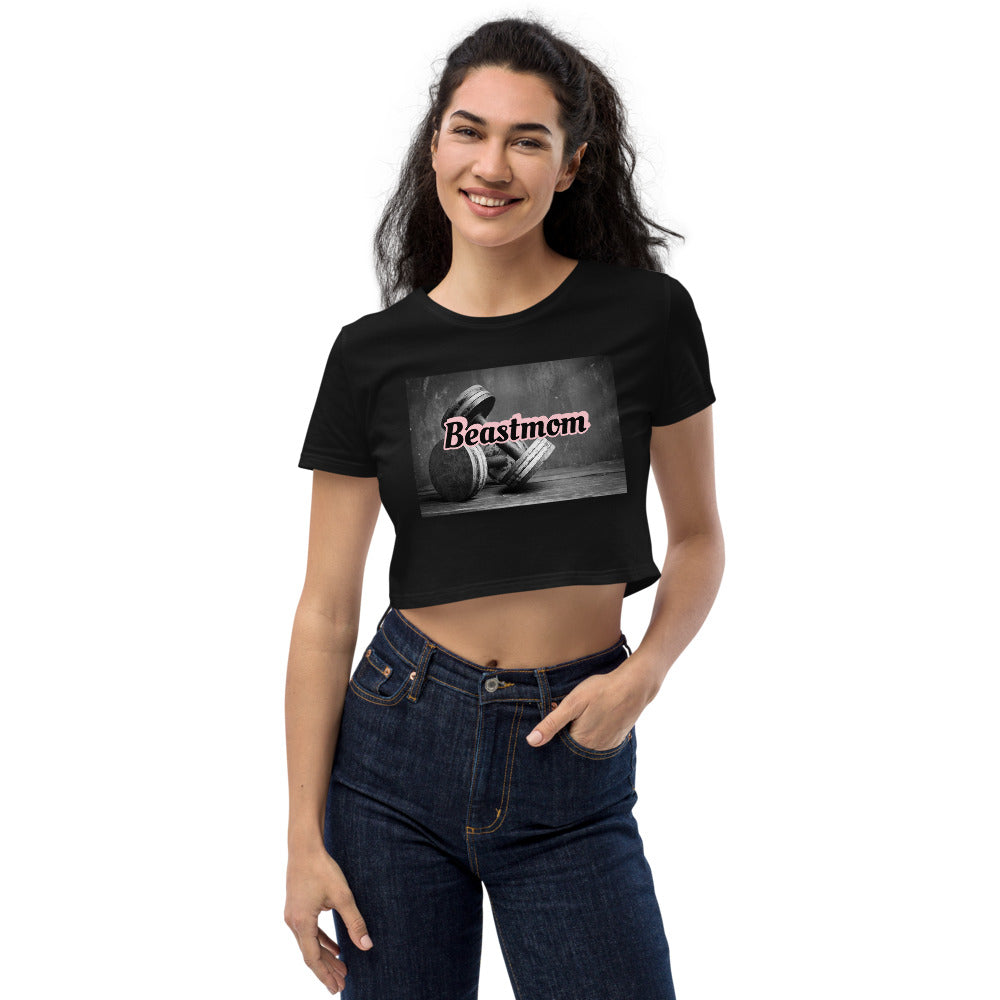 Beastmom Crop Top made from organic material