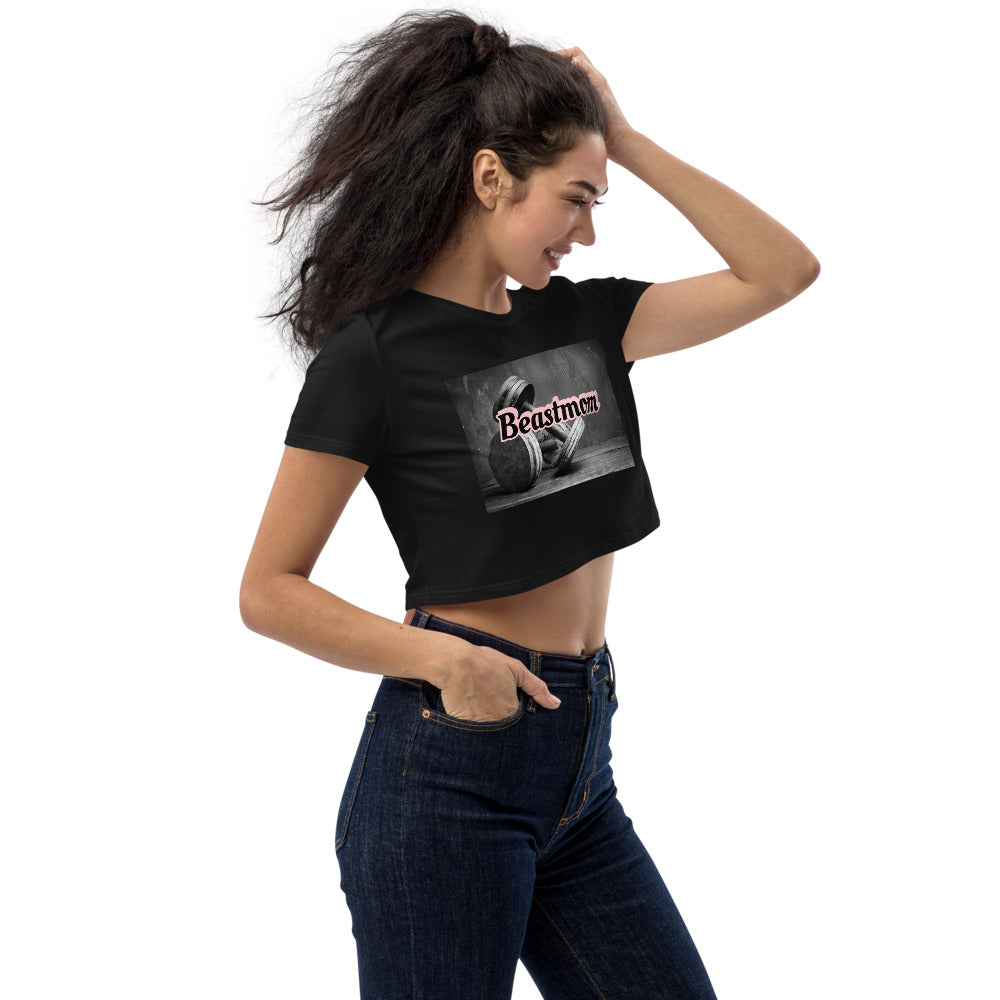 Beastmom Crop Top made from organic material