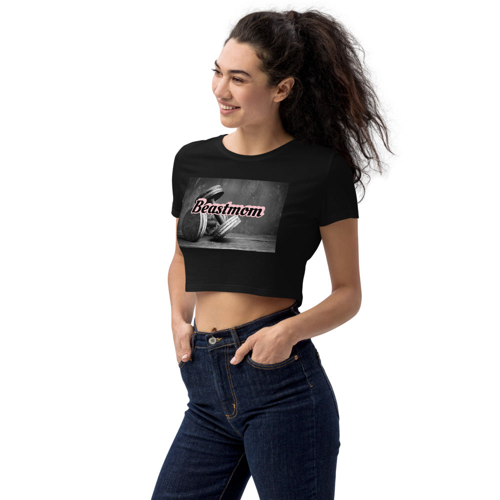 Beastmom Crop Top made from organic material
