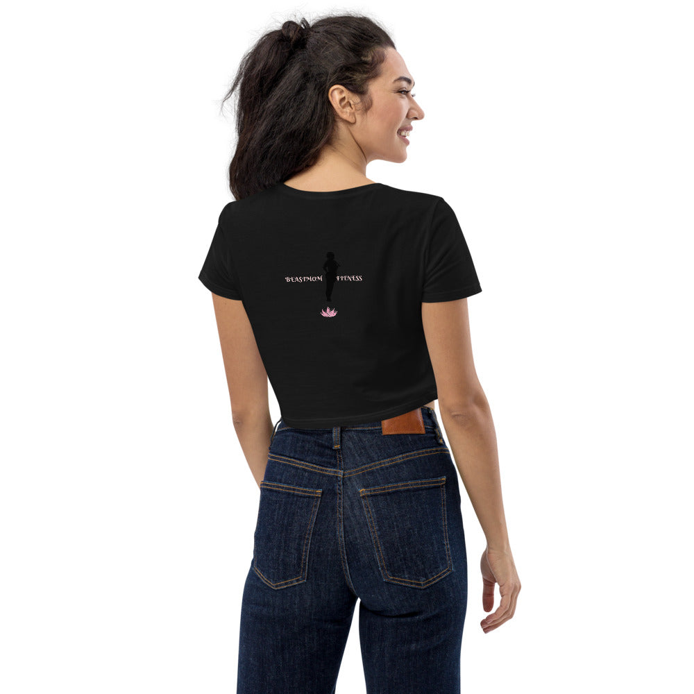 Beastmom Crop Top made from organic material