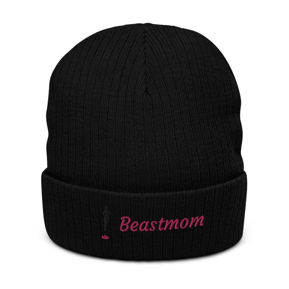 Eco-Friendly Beastmom cuffed beanie