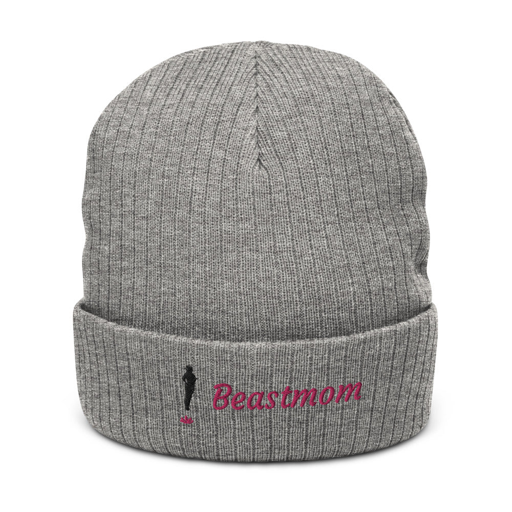 Eco-Friendly Beastmom cuffed beanie