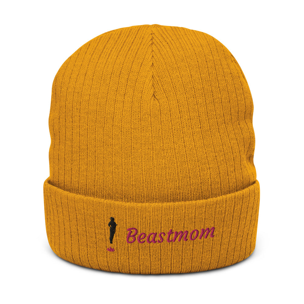 Eco-Friendly Beastmom cuffed beanie
